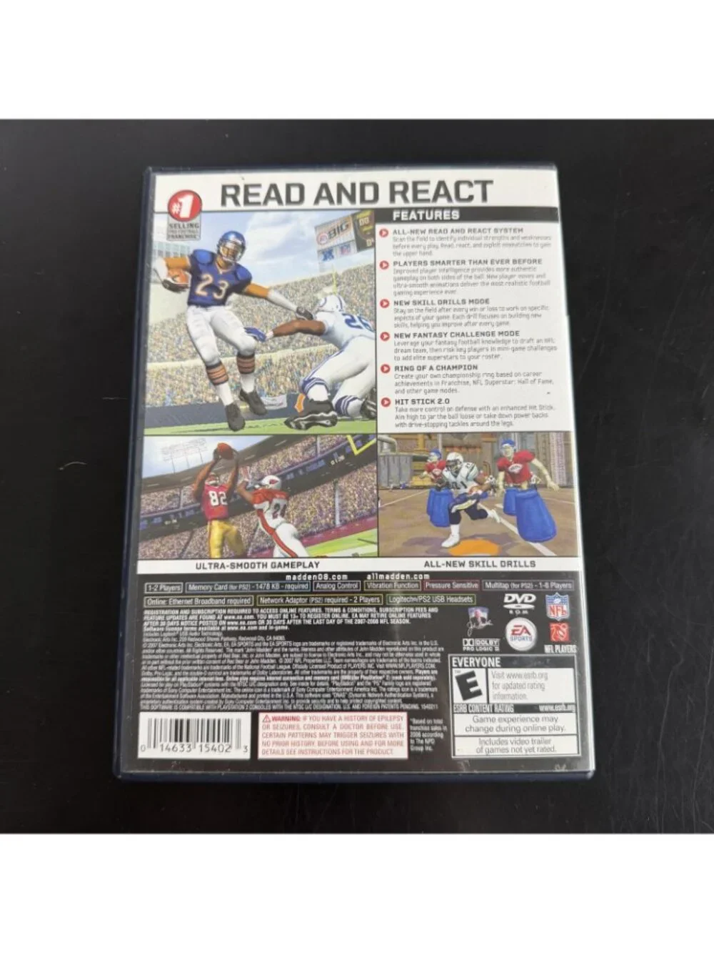 Madden NFL 08 (PlayStation 2 PS2) CIB COMPLETE & TESTED - Picture 2 of 3